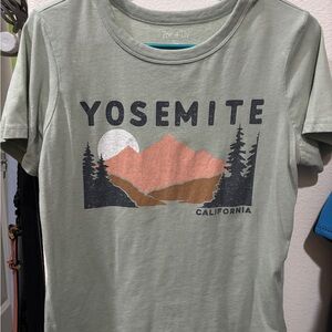 Zoe + Liv Light Green Tee